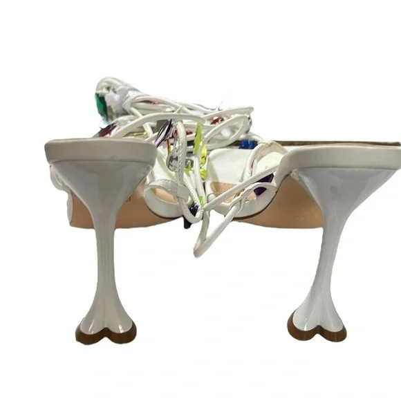 Azarayah Wrap Strappy Sandals with Multicolor Accents - Picture 4 of 5